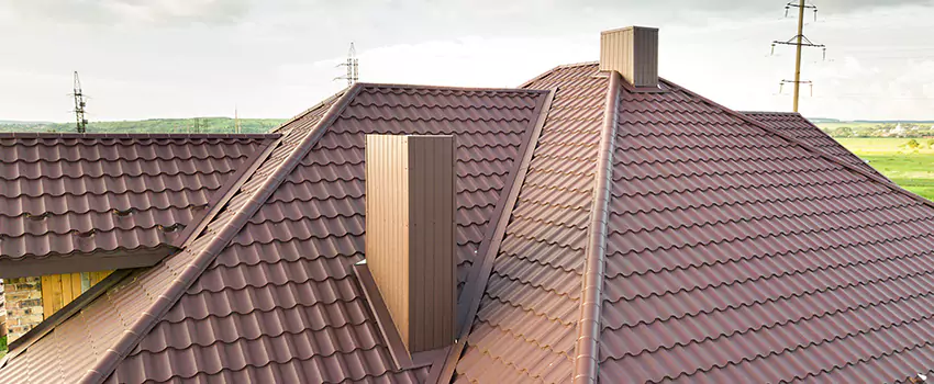 Residential Chimney Flashing Restoration in Long Branch, NJ