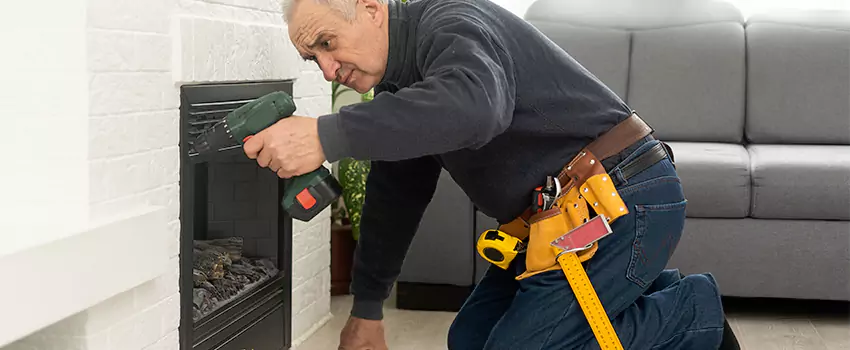 New Indoor Fireplace Installation in Long Branch, New Jersey