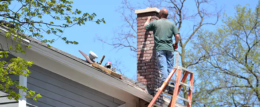 Vinyl and PVC Chimney Flashing Installation in Long Branch, NJ