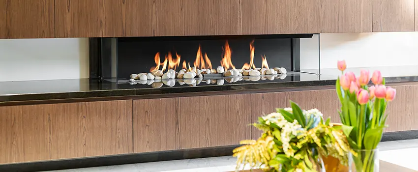 Double-height Fireplace Design Refurbishment in Long Branch, New Jersey