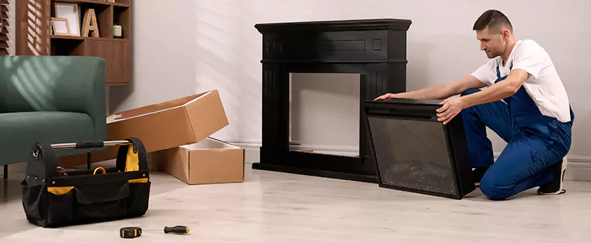 Old Rusted Metal Fireplace Repair And Replacement in Long Branch, NJ