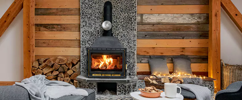 Thelin Hearth Products Direct Vent Gas Stove Fireplace Inspection in Long Branch, New Jersey